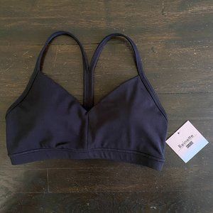 FLEO Black Reinette Sports Bra